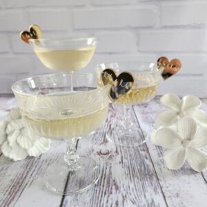 Miss to Mrs - Gold acrylic drink tags